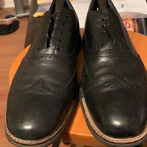 Sleek Cole Haan black dress shoes
